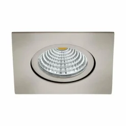 Luminaires Eglo Luminaires Encastrés|Spot encastrable Eglo SALICETO LED Nickel mat, 1 lumière