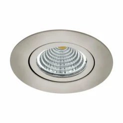 Luminaires Eglo Luminaires Encastrés|Spot encastrable Eglo SALICETO LED Nickel mat, 1 lumière