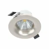 Luminaires Eglo Luminaires Encastrés|Spot encastrable Eglo SALICETO LED Nickel mat, 1 lumière
