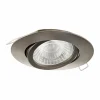 Luminaires Eglo Luminaires Encastrés|Spot encastrable Eglo TEDO LED Nickel mat, 1 lumière