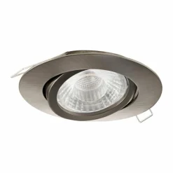 Luminaires Eglo Luminaires Encastrés|Spot encastrable Eglo TEDO LED Nickel mat, 1 lumière