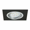 Luminaires Eglo Luminaires Encastrés|Spot encastrable Eglo TERNI LED Noir, 1 lumière