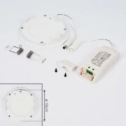 hofstein Luminaires Encastrés|Spot encastrable Finsrud LED Blanc, 1 lumière