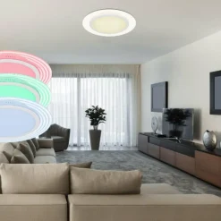 Luminaires Globo Lighting Luminaires Encastrés|spot encastrable Globo NATHALIE LED Blanc, 1 lumière, Télécommandes, Changeur de couleurs
