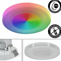 Spot encastrable iDual Argon LED Blanc, 1 lumière, Changeur de couleurs