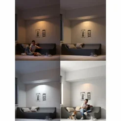 Spot encastrable, kit d'extension Philips Hue Ambiance White Milliskin Argenté, 1 lumière, Télécommandes