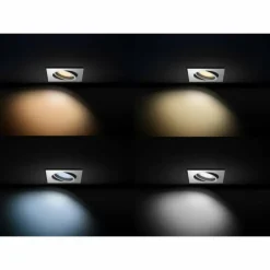 Spot encastrable, kit d'extension Philips Hue Ambiance White Milliskin Blanc, 1 lumière, Télécommandes