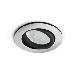 Spot encastrable, kit d'extension Philips Hue Ambiance White & Color Centura Argenté, 1 lumière, Changeur de couleurs