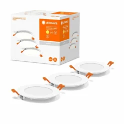 Luminaires Ledvance Luminaires Encastrés|Spot encastrable LEDVANCE DOWNLIGHT SLIM Blanc, 3 lumières