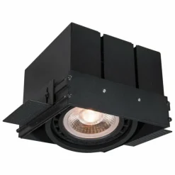 Luminaires Lucide Luminaires Encastrés|Spot encastrable Lucide TRIMLESS Noir, 1 lumière