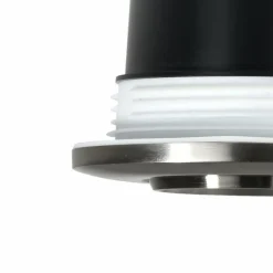 Luminaires Nordlux Luminaires Encastrés|Spot encastrable Nordlux UMBERTO LED Nickel mat, Noir, 1 lumière