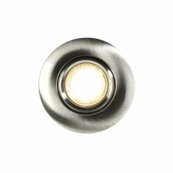 Luminaires Nordlux Luminaires Encastrés|Spot encastrable Nordlux UMBERTO LED Nickel mat, Noir, 1 lumière