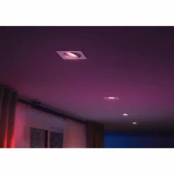 Spot encastrable Philips Hue Centura LED Blanc, 1 lumière, Changeur de couleurs
