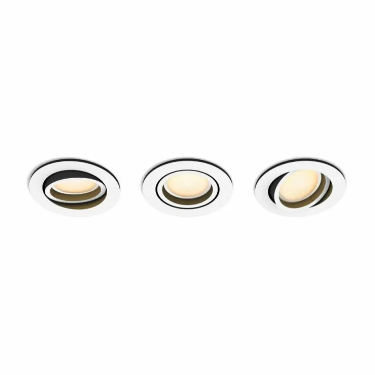 Spot encastrable Philips Hue Milliskin LED Blanc, 3 lumières