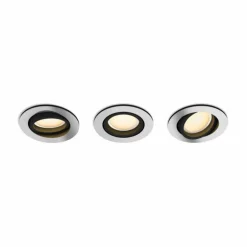 Spot encastrable Philips Hue Milliskin LED Argenté, 3 lumières