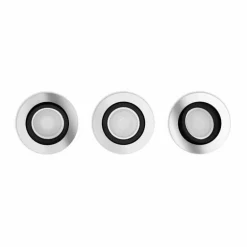 Spot encastrable Philips Hue Milliskin LED Argenté, 3 lumières