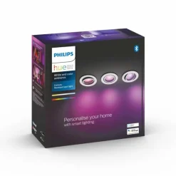 Spot encastrable Philips Hue Centura LED Blanc, 3 lumières
