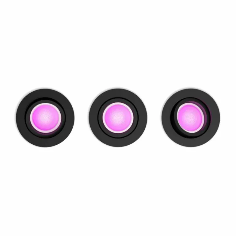 Spot encastrable Philips Hue Centura LED Blanc, 3 lumières