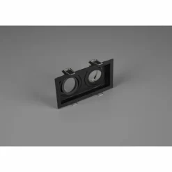 Luminaires Trio Luminaires Encastrés|Spot encastrable Trio Kenai LED Noir, 2 lumières