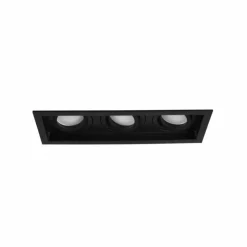 Luminaires Trio Luminaires Encastrés|Spot encastrable Trio Kenai LED Noir, 3 lumières