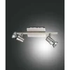 Luminaires Fabas Luce Spots Et Projecteurs|Spot Fabas Luce ALICE Nickel mat, 2 lumières
