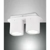 Luminaires Fabas Luce Spots Et Projecteurs|Spot Fabas Luce Smooth Blanc, 2 lumières