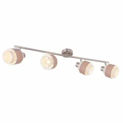 Luminaires Globo Lighting Spots Et Projecteurs|Spot Globo ASHGAAN Nickel mat, 4 lumières