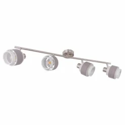 Luminaires Globo Lighting Spots Et Projecteurs|Spot Globo ASHGAAN Nickel mat, 4 lumières