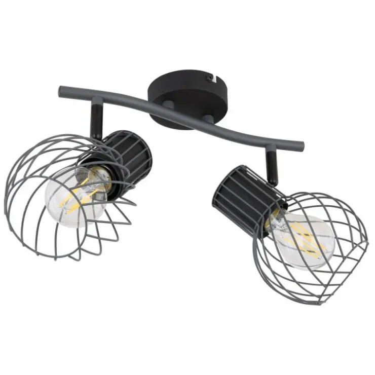 Luminaires Globo Lighting Spots Et Projecteurs|Spot Globo BEVERONE Noir, 2 lumières