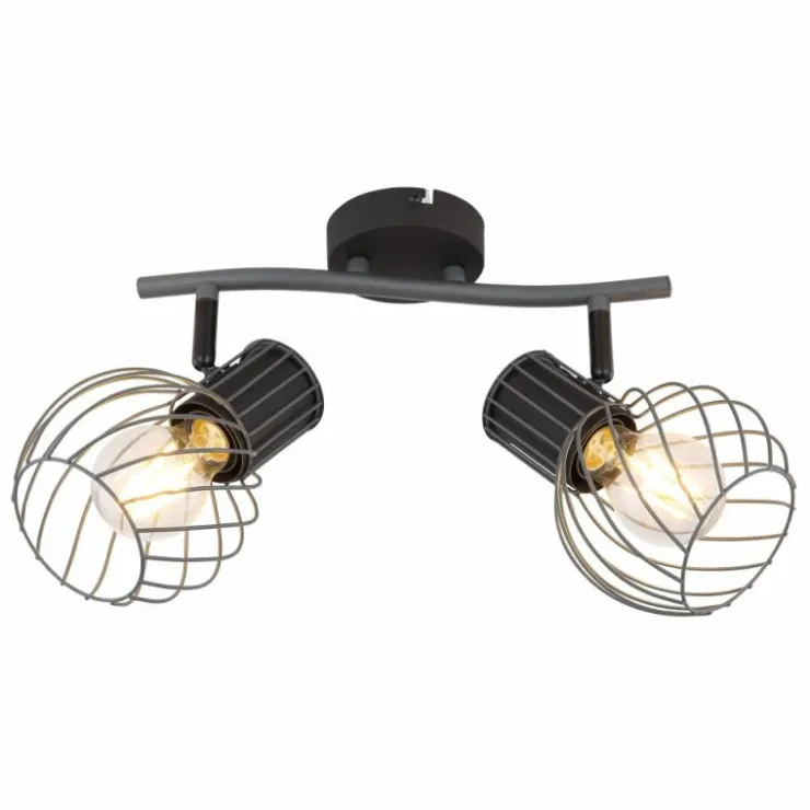 Luminaires Globo Lighting Spots Et Projecteurs|Spot Globo BEVERONE Noir, 2 lumières