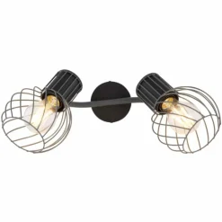 Luminaires Globo Lighting Spots Et Projecteurs|Spot Globo BEVERONE Noir, 2 lumières