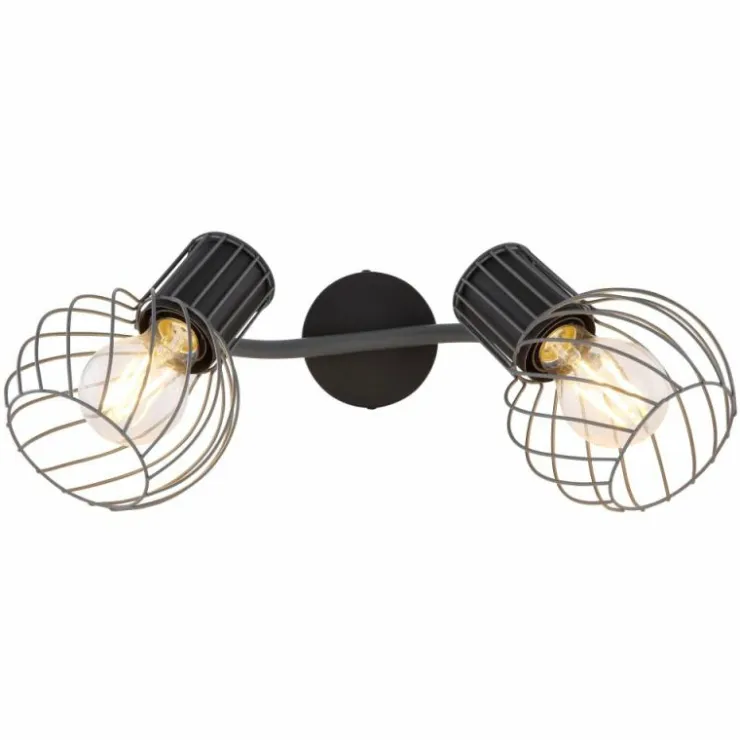Luminaires Globo Lighting Spots Et Projecteurs|Spot Globo BEVERONE Noir, 2 lumières