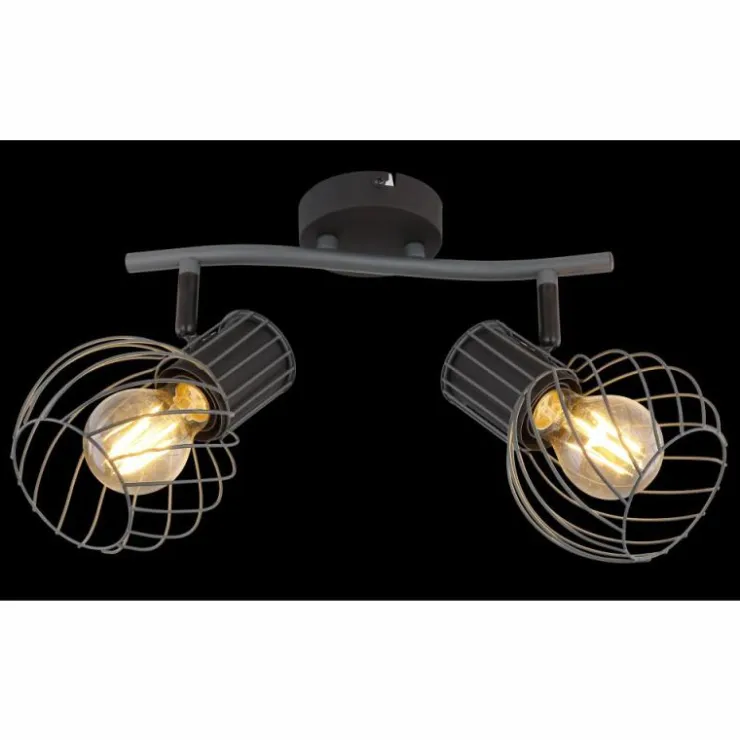 Luminaires Globo Lighting Spots Et Projecteurs|Spot Globo BEVERONE Noir, 2 lumières
