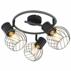 Luminaires Globo Lighting Spots Et Projecteurs|Spot Globo BEVERONE Noir, 3 lumières