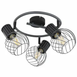 Luminaires Globo Lighting Spots Et Projecteurs|Spot Globo BEVERONE Noir, 3 lumières