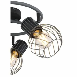Luminaires Globo Lighting Spots Et Projecteurs|Spot Globo BEVERONE Noir, 3 lumières