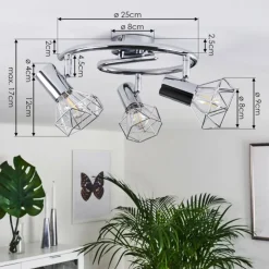 hofstein Spots Et Projecteurs|Spot Globo Chrome, 3 lumières