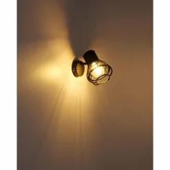 Luminaires Globo Lighting Spots Et Projecteurs|Spot Globo CLASTRA Noir, 1 lumière