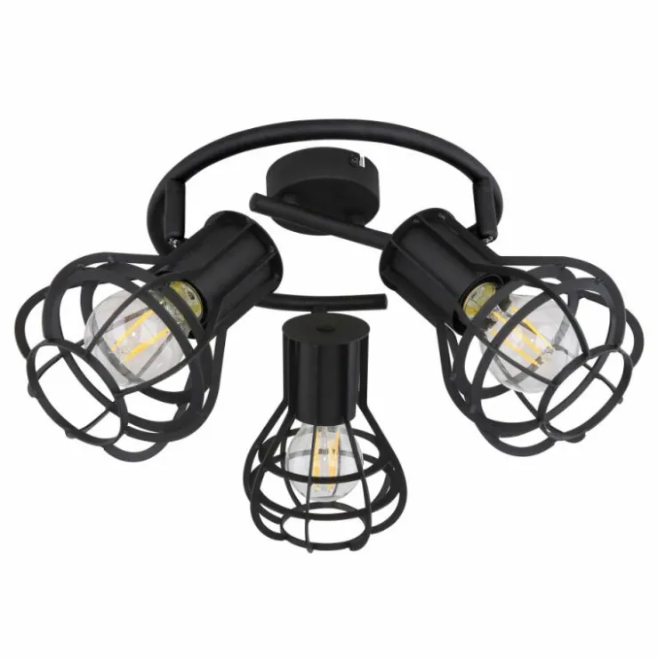 Luminaires Globo Lighting Spots Et Projecteurs|Spot Globo CLASTRA Noir, 3 lumières