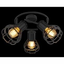 Luminaires Globo Lighting Spots Et Projecteurs|Spot Globo CLASTRA Noir, 3 lumières