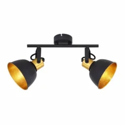 Luminaires Globo Lighting Spots Et Projecteurs|Spot Globo FILLO Noir, 2 lumières