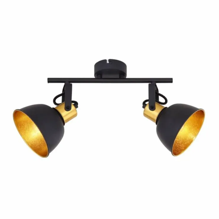 Luminaires Globo Lighting Spots Et Projecteurs|Spot Globo FILLO Noir, 2 lumières