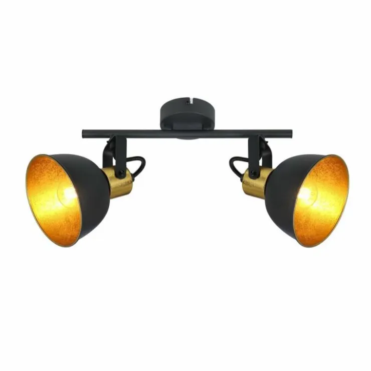 Luminaires Globo Lighting Spots Et Projecteurs|Spot Globo FILLO Noir, 2 lumières