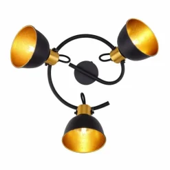 Luminaires Globo Lighting Spots Et Projecteurs|Spot Globo FILLO Noir, 3 lumières