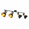 Luminaires Globo Lighting Spots Et Projecteurs|Spot Globo FILLO Noir, 4 lumières