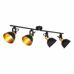Luminaires Globo Lighting Spots Et Projecteurs|Spot Globo FILLO Noir, 4 lumières