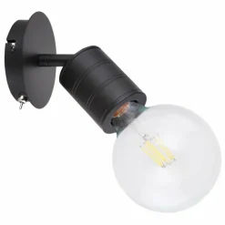 Luminaires Globo Lighting Spots Et Projecteurs|Spot Globo HERMINE Noir, 1 lumière