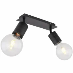 Luminaires Globo Lighting Spots Et Projecteurs|Spot Globo HERMINE Noir, 2 lumières