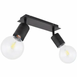 Luminaires Globo Lighting Spots Et Projecteurs|Spot Globo HERMINE Noir, 2 lumières