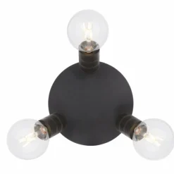 Luminaires Globo Lighting Spots Et Projecteurs|Spot Globo HERMINE Noir, 3 lumières